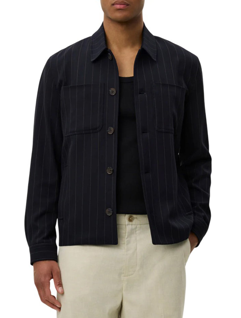MARSEILLE PINSTRIPE HYBRID JACKET - LES DEUX