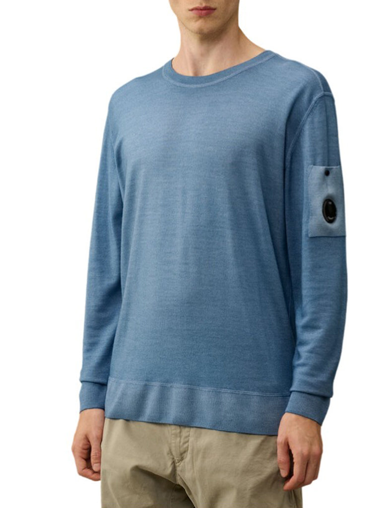 MERINO FAST DYED CREWNECK - CP COMPANY