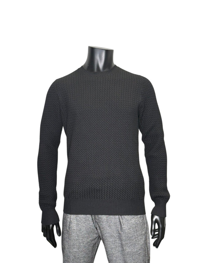 MICRO CABLE CREW NECK - GRAN SASSO
