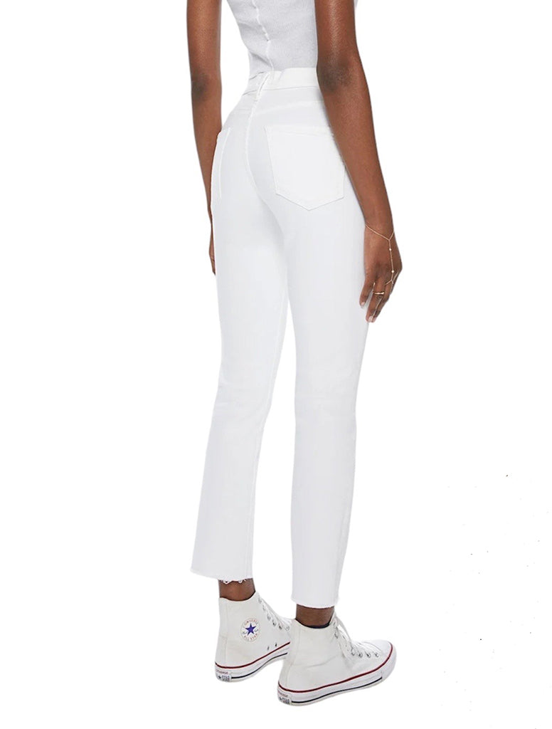 Mid Rise Dazzler Ankle Fray Jeans - MOTHER