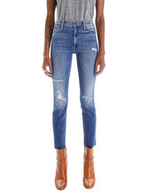 Load image into Gallery viewer, Mid Rise Dazzler Ankle Fray Jeans - MOTHER
