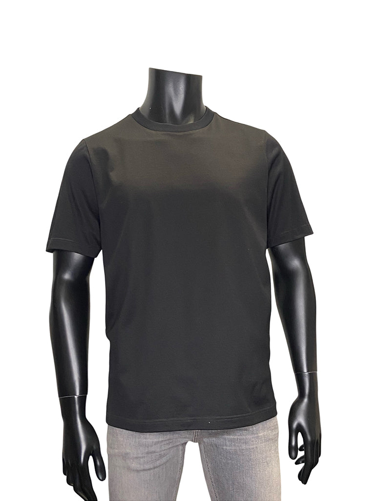 MOCK NECK KNIT T-SHIRT - GRAN SASSO