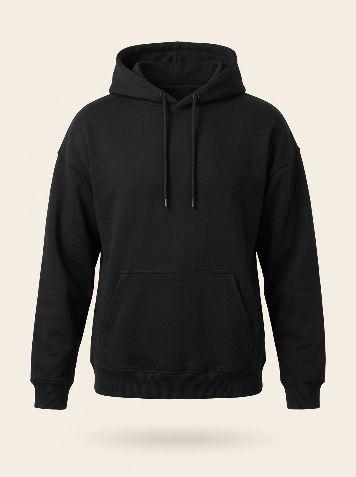 I AM MUSIC SILK PRINT HOODIE - BASTILLE – BLACK - Ghost Front