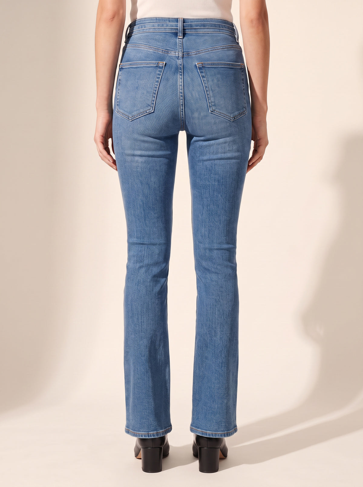 Beverly Skinny-Flare Jean with Skinny Belt — Supernova – SUPERNOVA - Hero Back