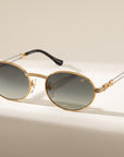 Vintage Frames Pac Double Rope Edition 18KT Two-Tone Gold – Gray – YELLOW / WHITE GOLD / GRAY - Three-quarter