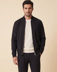 FRADI Barry Zip Bomber – BLACK - Hero Front