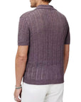 ODEN TEXTURED LINEN POLO - JOHN VARVATOS