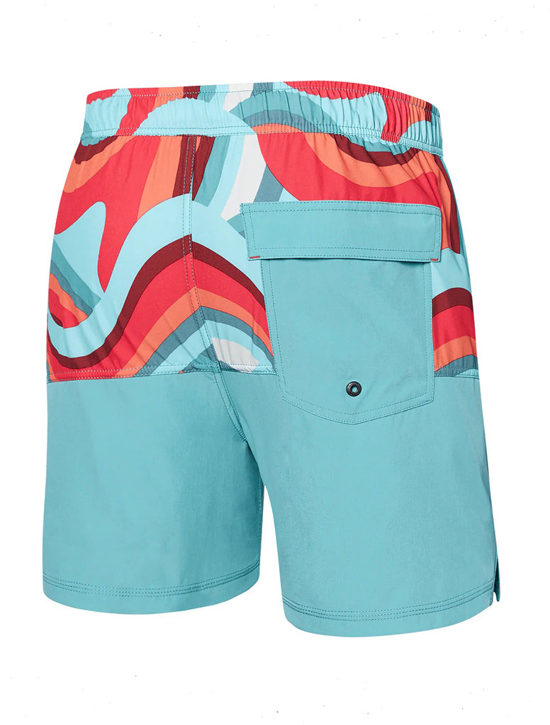 OH BUOY 5INCH SWIM TRUNKS - SAXX