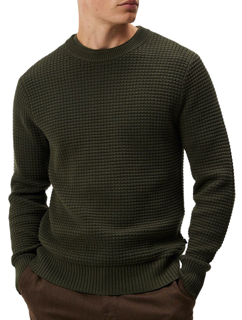 OLIVER STRUCTURE SWEATER - J LINDEBERG