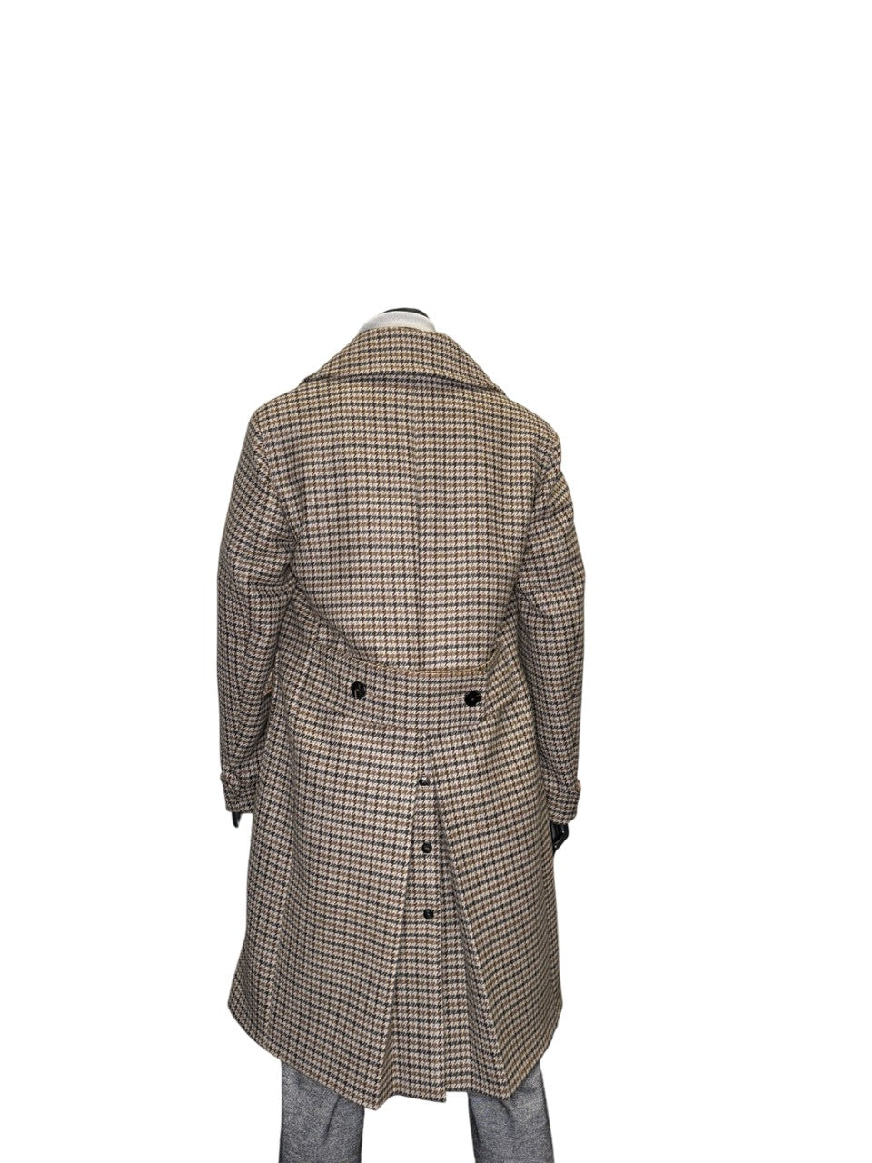 OVERSIZED PEAK HOUNDSTOOTH COAT - GABRIELE PASINI