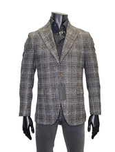 Load image into Gallery viewer, PEAK LAPEL CHECK BLAZER - DEBONAIR
