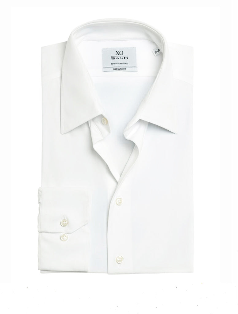 PERFORMANCE STRETCH DRESS SHIRT - SAND