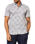 PRINT SHORT SLEEVE SHIRT - DESOTO