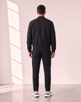 COMO TAPERED DRAWSTRING PANTS - LES DEUX – BLACK - Full Back Model