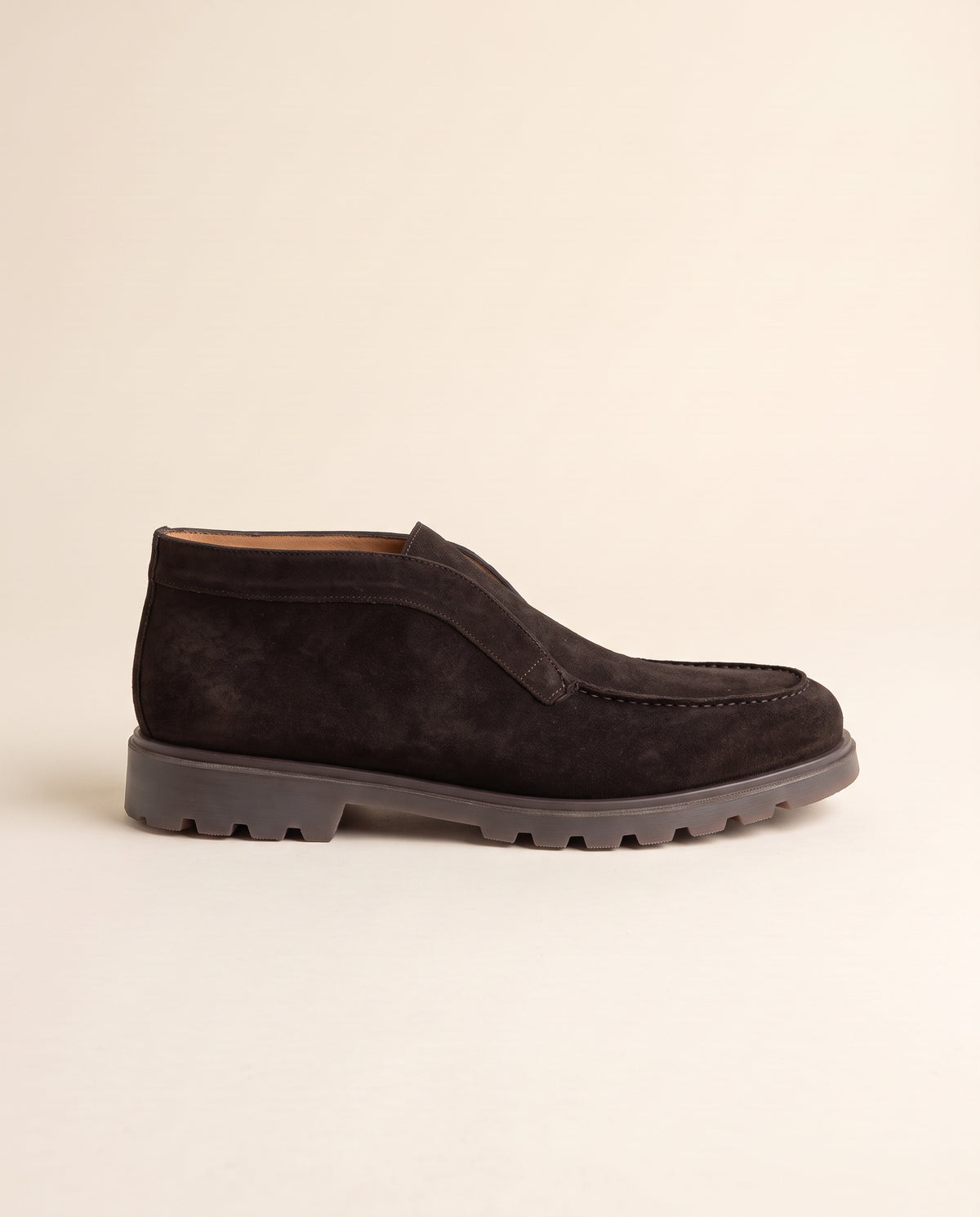 Robert Barakett Darcy Suede Boot – CHOCOLATE - Side Profile