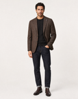 HERRINGBONE CREWNECK