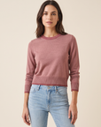 Extrafine Merino Plaited Cropped Crew – ROSA - Hero Front