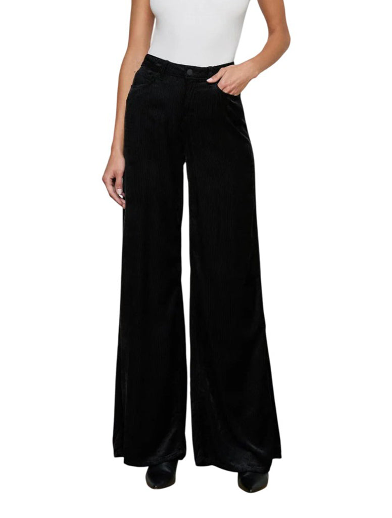 quincy wide leg black lagence