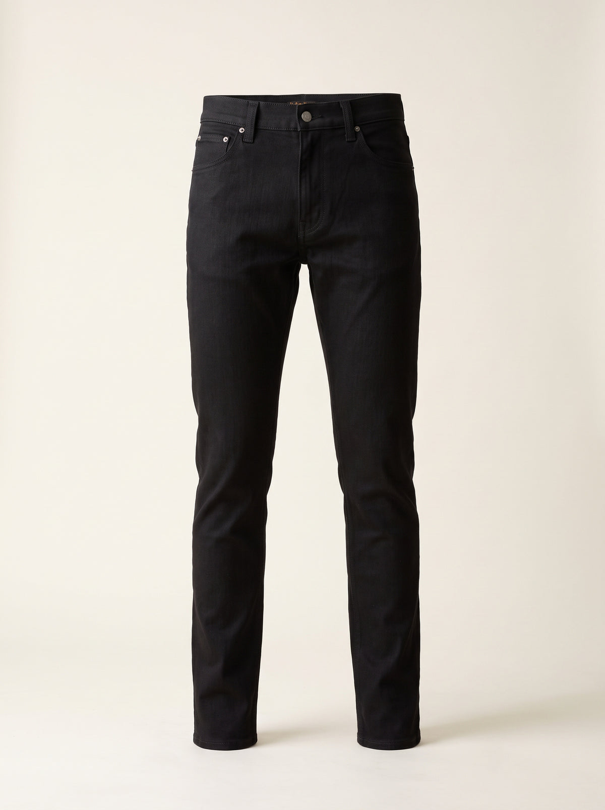 LEAN DEAN DRY EVERBLACK - NUDIE JEANS – DRY EVERBLACK - Ghost Front
