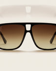 Vintage Frames Riviera Black Acetate – Espresso Gradient – BLACK / ESPRESSO GRADIENT - Front hero
