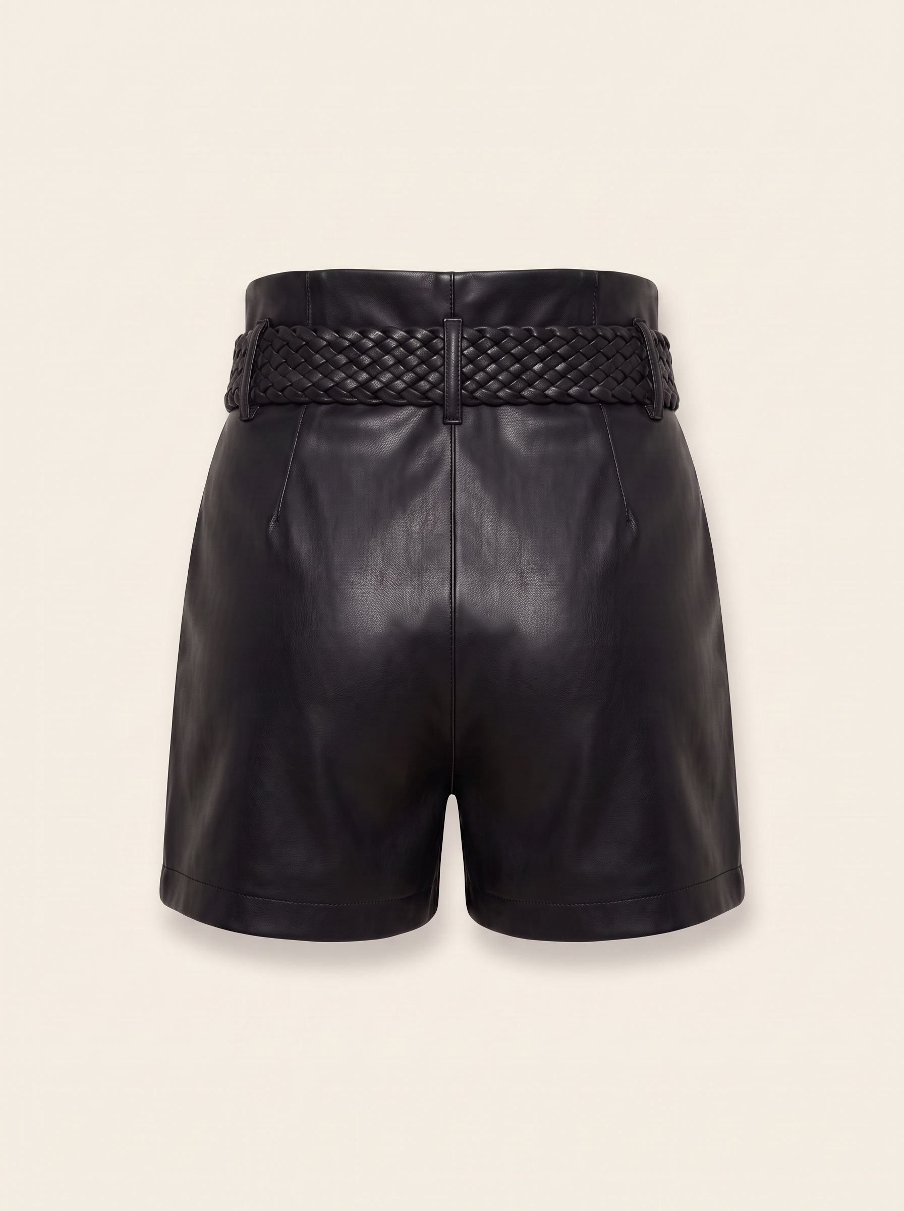 Virelle Short – BLACK - Ghost Mannequin Back