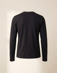Circolo 1901 Cashmere-Touch Long-Sleeve Crewneck – BLACK - Ghost Back