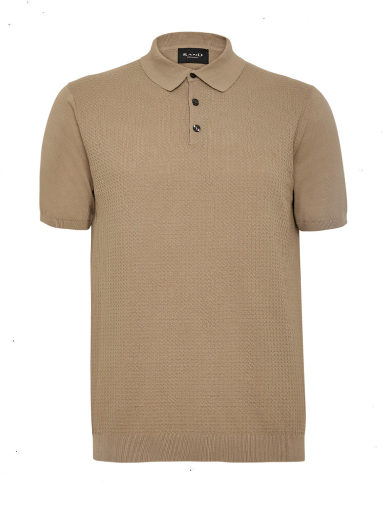 RETRO POLO - SAND