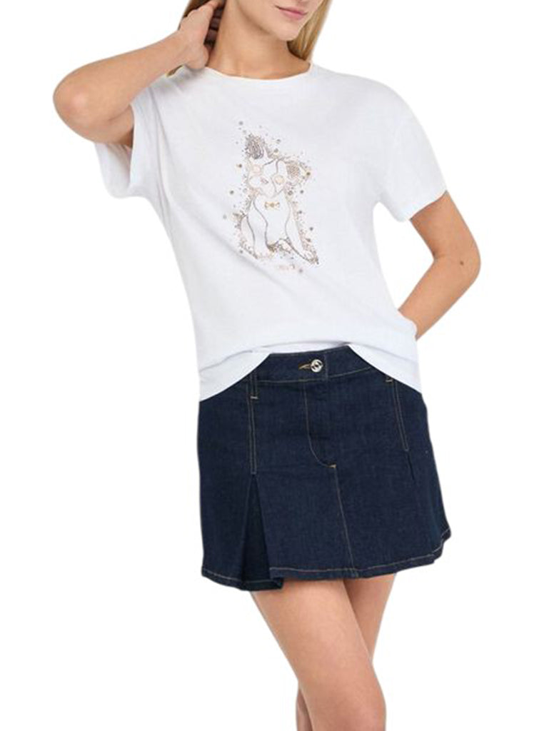 Rhinestone T-Shirt - LIU JO