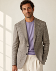 Small Check SB Blazer Gabriele Pasini – BROWN - Hero Front