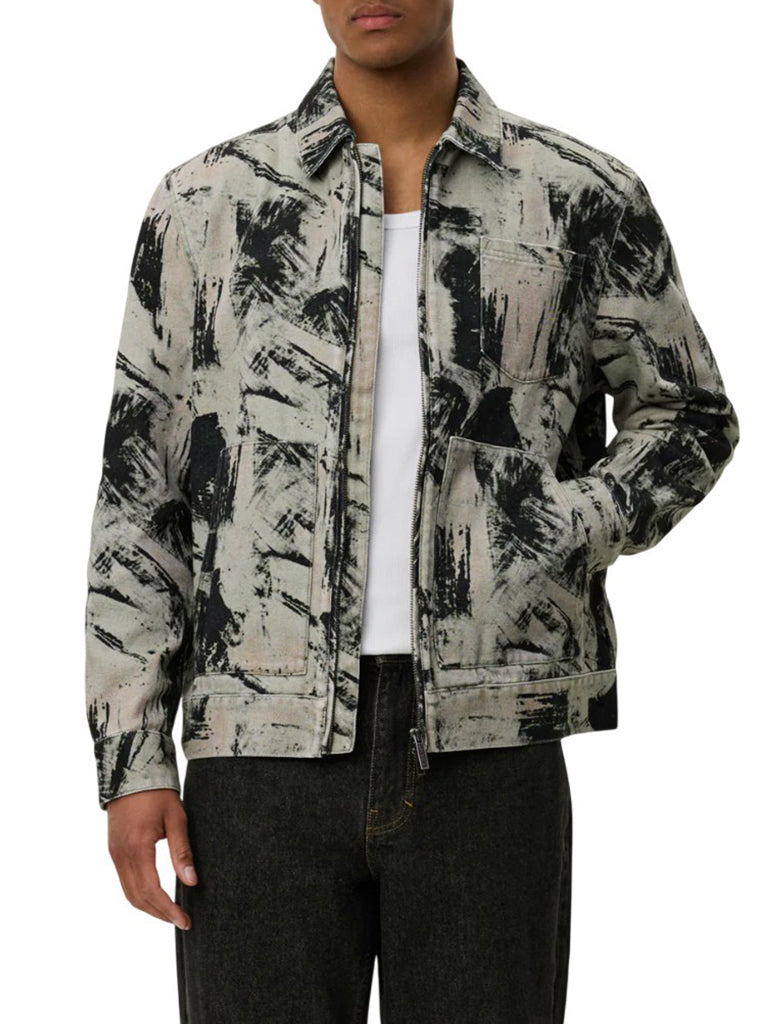 ROBERT AOP CANVAS JACKET - LES DEUX