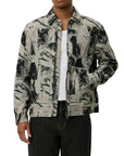 ROBERT AOP CANVAS JACKET - LES DEUX