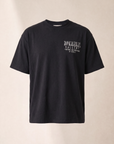 GALLERY T-SHIRT - DOM REBEL – BLACK - Ghost Mannequin Front