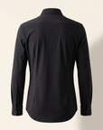 TECHNICAL TAILOR FIT SHIRT - ARCHIVIUM – BLACK - Ghost Mannequin Back
