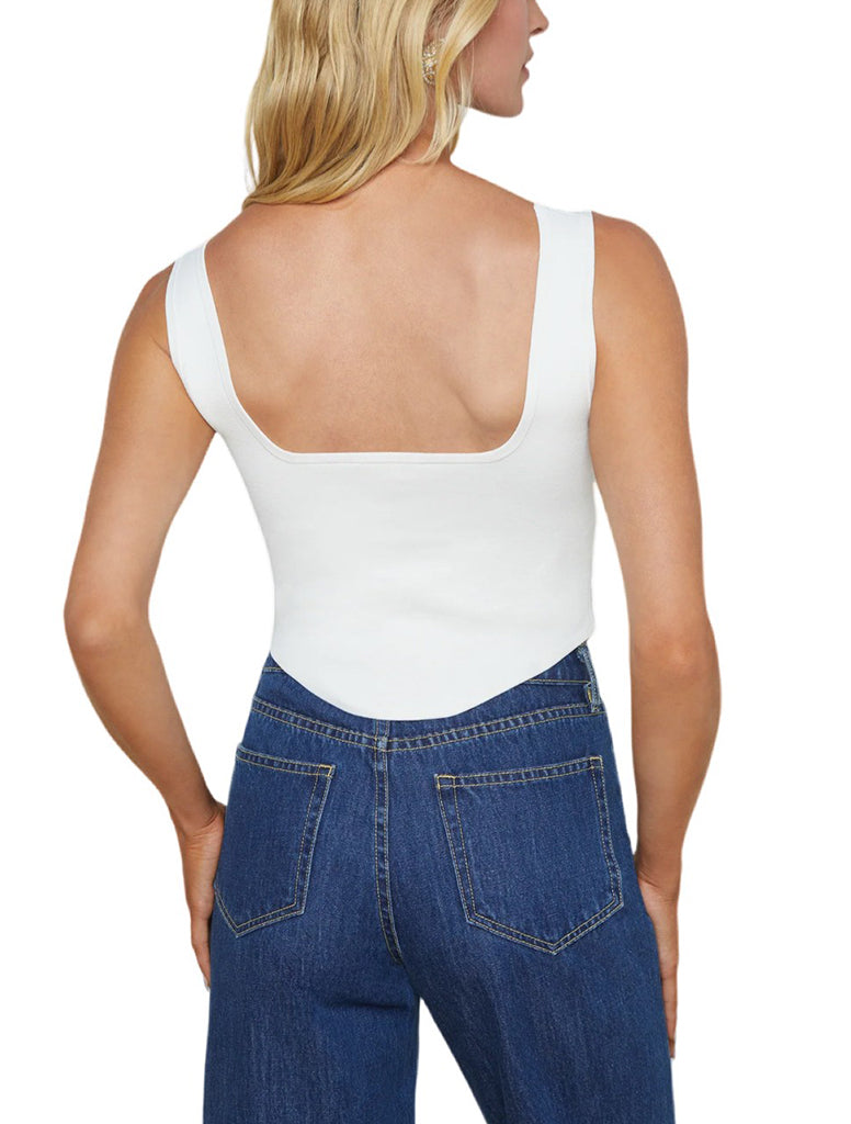 Saga Square Neck Knit - L'AGENCE