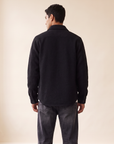 BOUCLÉ OVERSHIRT - LES DEUX – BLACK - Hero Back