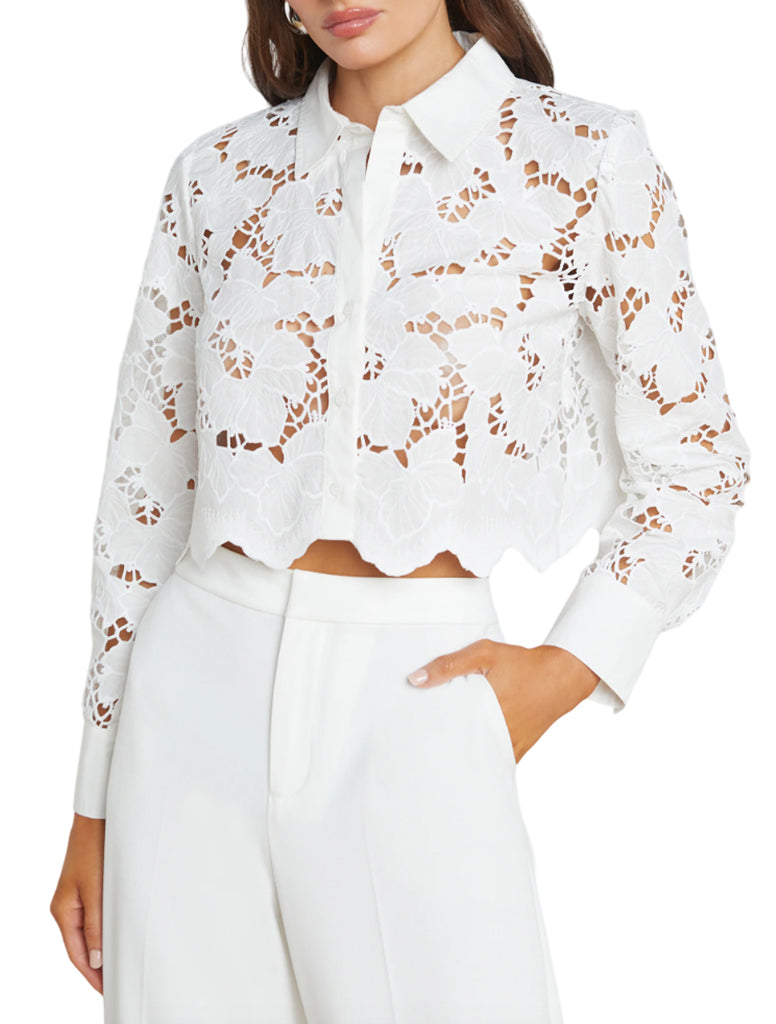 Seychelle Cropped Button Down - L'AGENCE