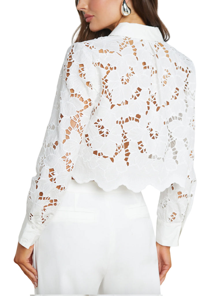 Seychelle Cropped Button Down - L'AGENCE