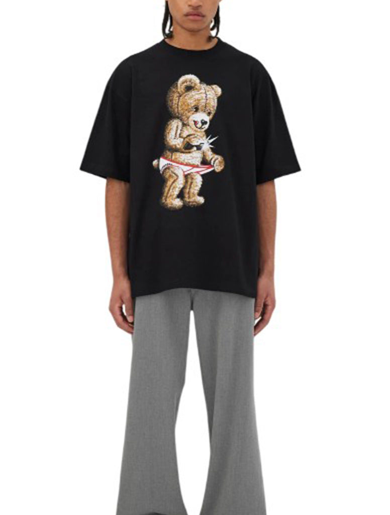 SKETCHED CREWNECK T-SHIRT - DOM REBEL