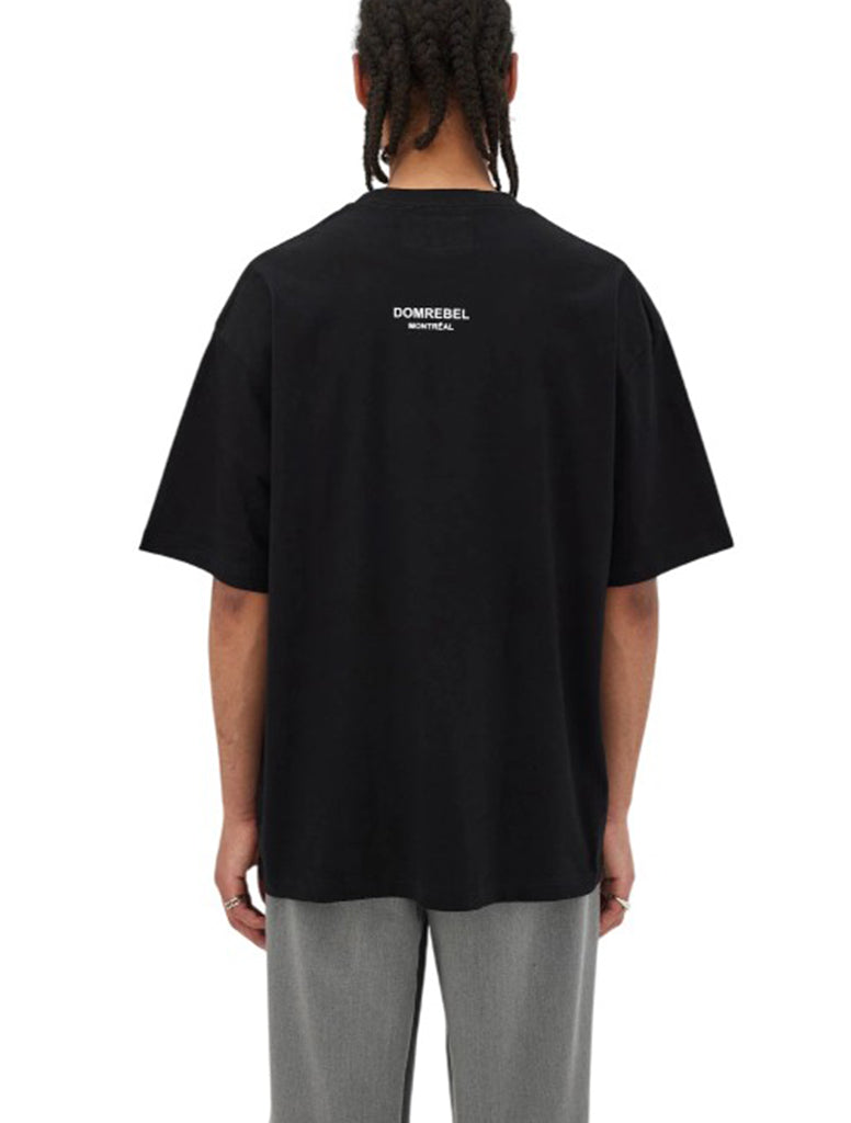 SKETCHED CREWNECK T-SHIRT - DOM REBEL