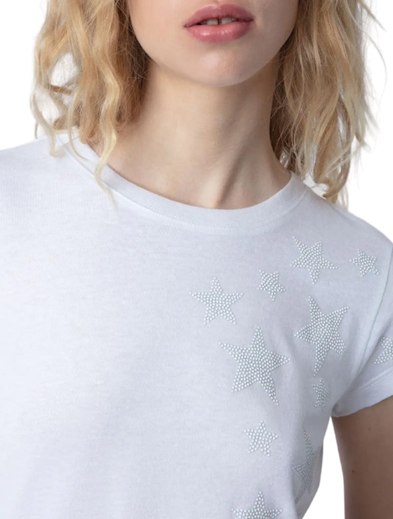 Skinny Rain Strass T-Shirt - ZADIG & VOLTAIRE