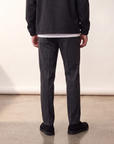 HERRINGBONE REG SUIT PANTS - LES DEUX – BLACK - Hero Back