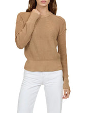 Load image into Gallery viewer, Stitch Detail Pullover - AUTUMN CASHMERE
