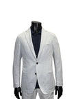 STRETCH SEERSUCKER BLAZER - FRADI