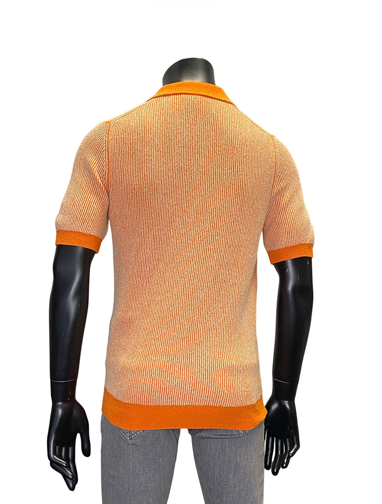 STRIPE SEERSUCKER POLO - GRAN SASSO