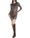 Sunny Long Sleeve Mini Dress - L’AGENCE