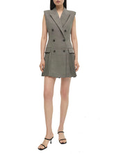 Load image into Gallery viewer, Tanaka Mini Blazer Dress - SIMKHAI
