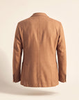 Circolo 1901 Garment-Dyed Soft Twill Wool Blazer – LIGHT MOCHA - Ghost Back