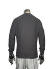 TEXTURED CASHMERE BLEND CREWNECK - FERRANTE