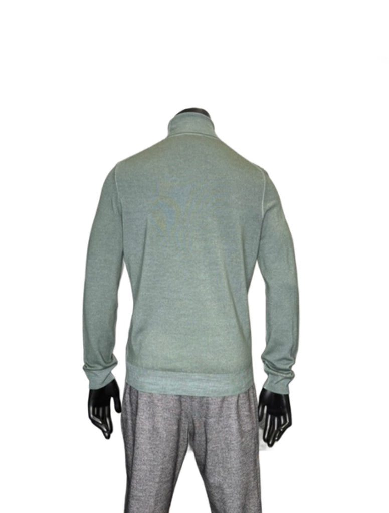 TEXTURED WASHED TURTLENECK - FERRANTE