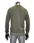 TEXTURED WASHED CREWNECK - FERRANTE